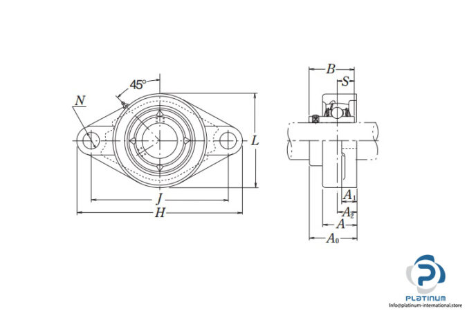 nsk-UCFL-211-oval-flange-ball-bearing-unit-(new)-(carton)-2