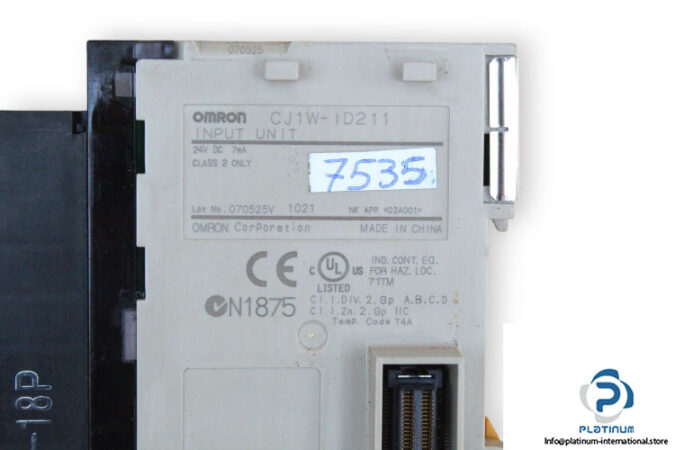 omron-CJ1W-ID211-input-unit-(Used)-2