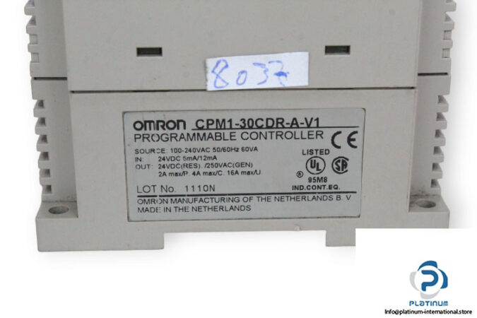 omron-CPM1-30CDR-A-V1-programmable-controller-(used)-3