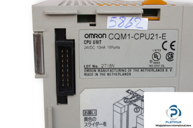omron-CQM1-CPU21-E-programmable-controller-(used)-3