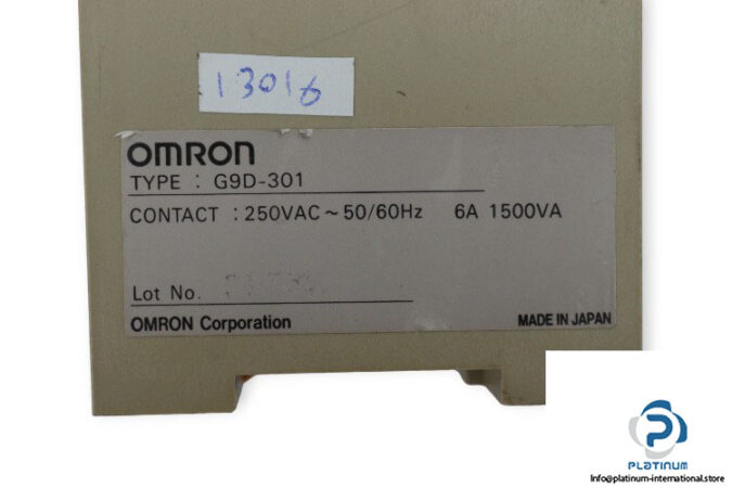 omron-G9D-301-safety-relay-(used)-3