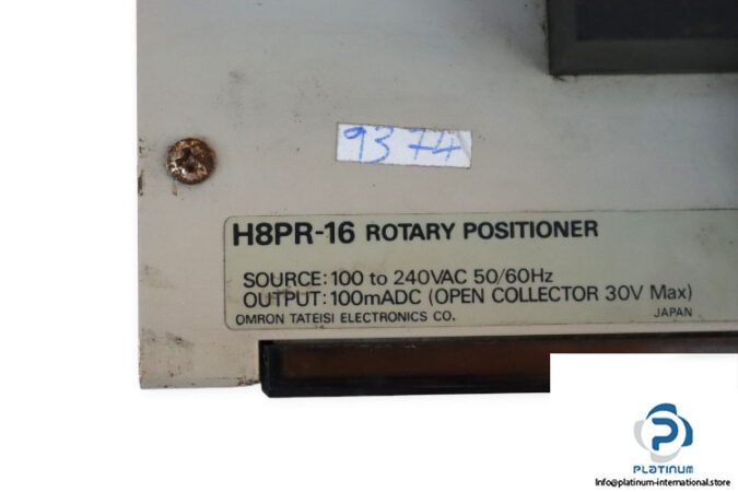 omron-H8PR-16-rotary-positioner-(Used)-3