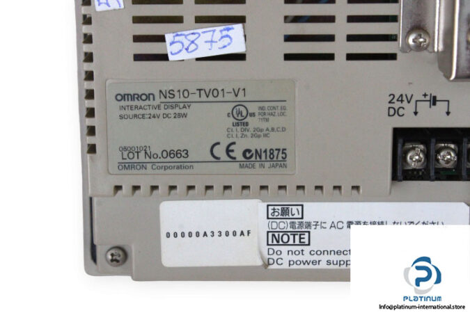 omron-NS10-TV01-V1-operator-interface-(used)-5