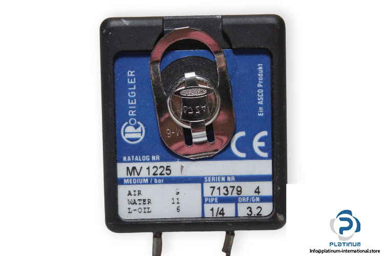 oriegler-MV-1225-single-solenoid-valve-used-2