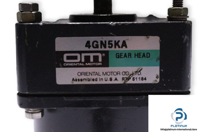 oriental-motor-4GN5KA-gear-induction-motor-used-3