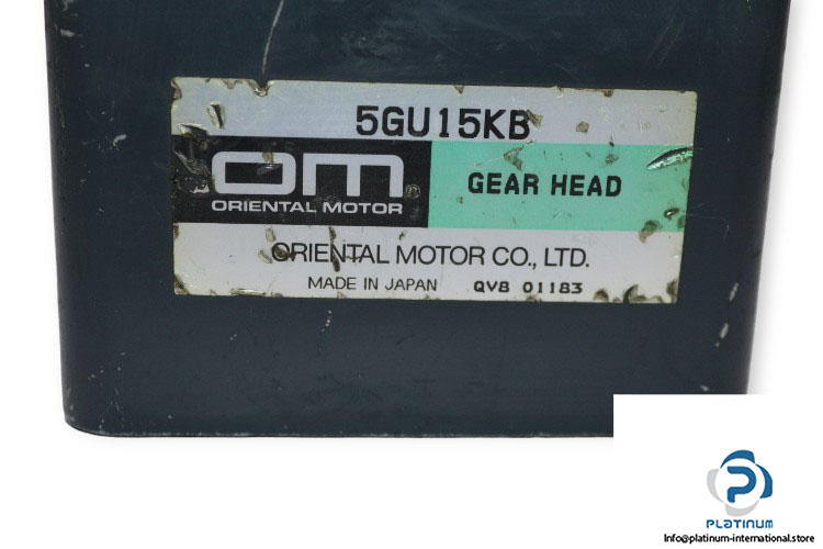oriental-motor-5GU15KB-gear-head-used-1