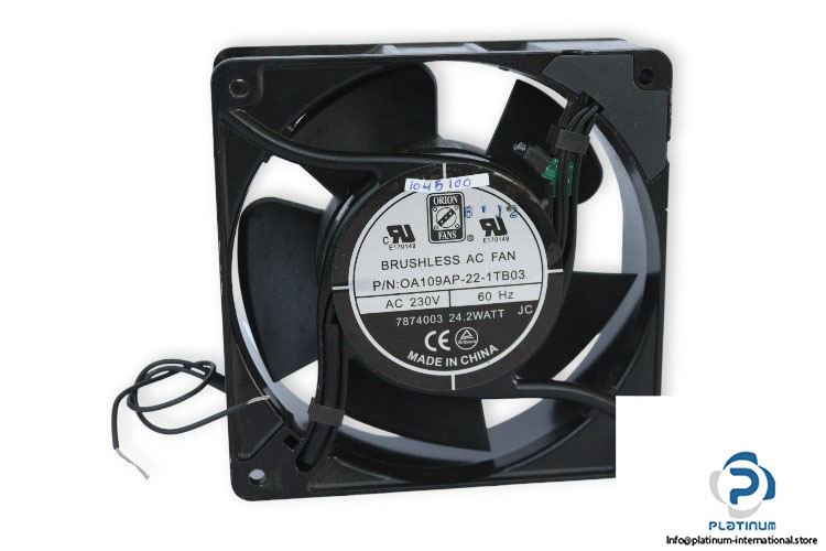 ORION FANS OA109AP-22-1TB03 AXIAL FAN - Platinum International