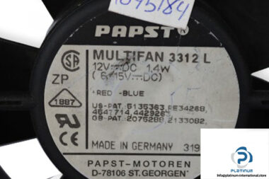 papst-3312-L-axial-fan-Used-1