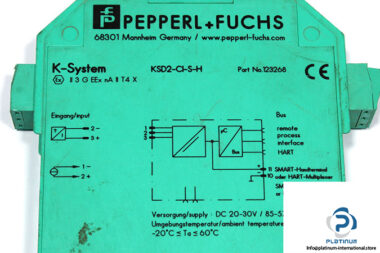 pepperlfuchs-KSD2-CL-S-H-transmitter-supply-isolator-(used)-1