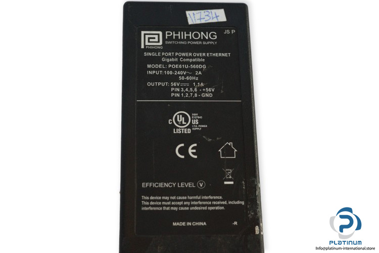 phihong-POE61U-560DG-switching-power-supply-(used)-1