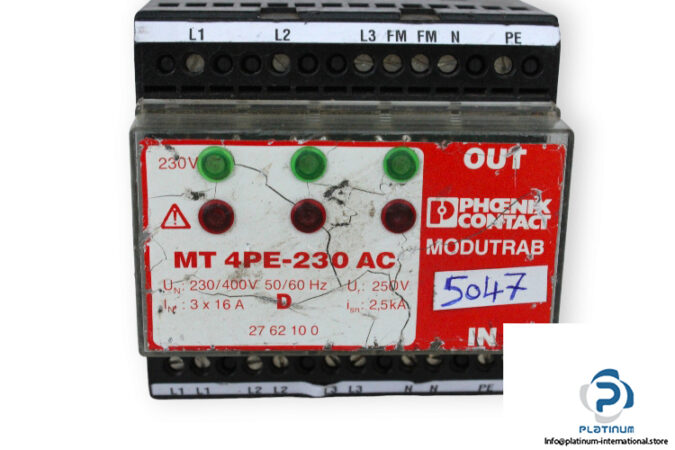 phoenix-contact-MT-4PE-230-AC-surge-protection-device-(used)-2