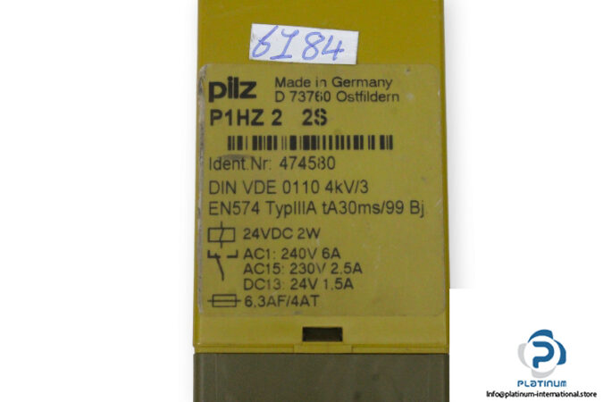 pilz-P1HZ-2-2S-safety-relay-(used)-2