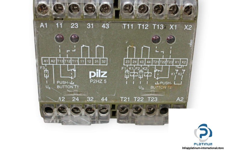 pilz-P2HZ5-230VAC-2S-2C-safety-relay-(used)-1