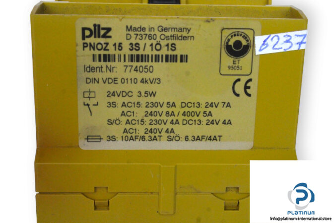 pilz-PNOZ-15-3S_1O-1S-safety-relay-(used)-2