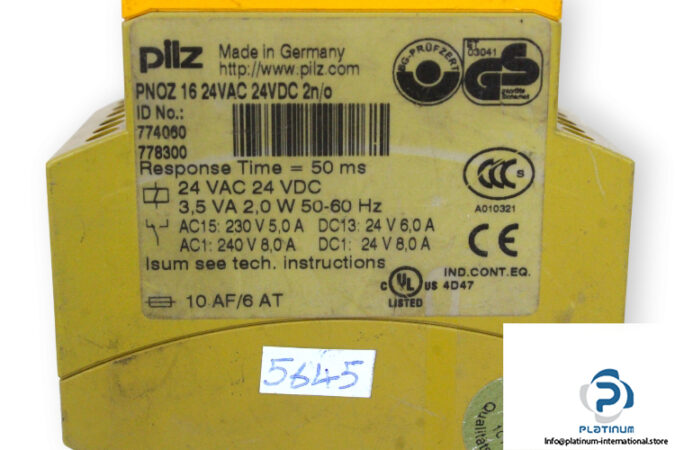 pilz-PNOZ-16-24VAC-24VDC-2N_O-safety-relay-(used)-2