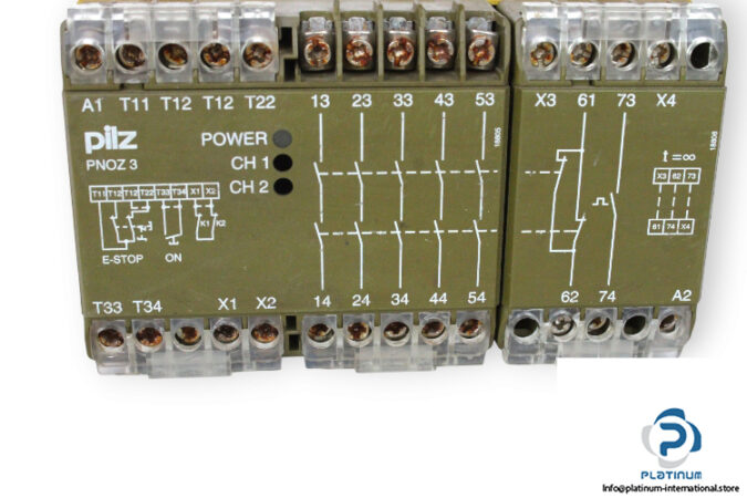 pilz-PNOZ-3-24-VDC-5S1O-safety-relay-(used)-1