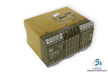 pilz-PNOZ-3-24-VDC-5S1O-safety-relay-(used)