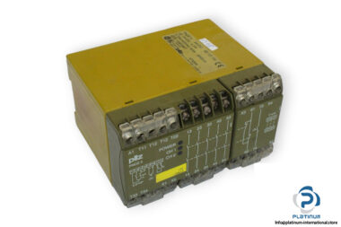 pilz-PNOZ-3-24VDC-5S-1O-1W-emergency-stop-relay-(Used)