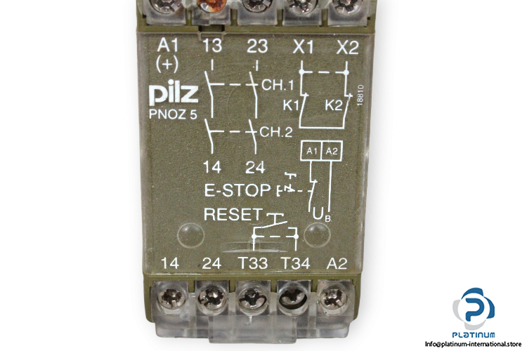 pilz-PNOZ-5-230V-AC-2S-safety-relay-(used)-1