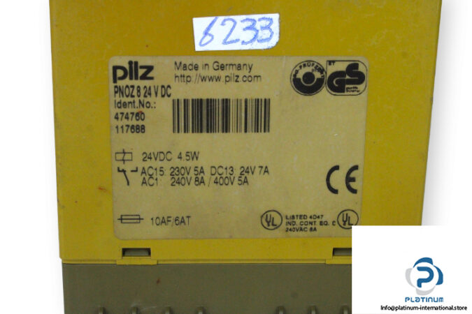 pilz-PNOZ-8-24VDC-safety-relay-(used)-2