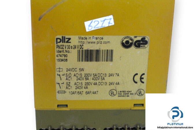 pilz-PNOZ-V-30-S-24-V-DC-safety-relay-(used)-2