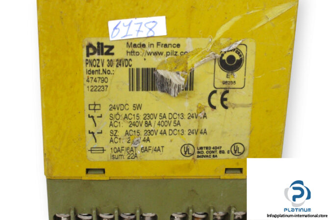 pilz-PNOZ-V-30_24VDC-safety-relay-(used)-2