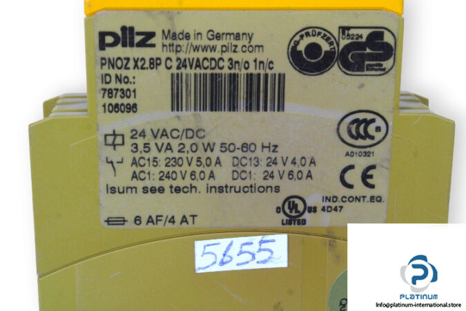 pilz-PNOZ-X2.8P-C-24VACDC-3N_O-1N_C-safety-relay-(used)-2