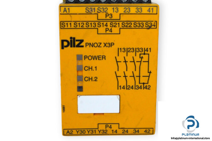 pilz-PNOZ-X3P-24VDC-24VAC-3N_O-1N_C-1SO-safety-relay-(used)-1