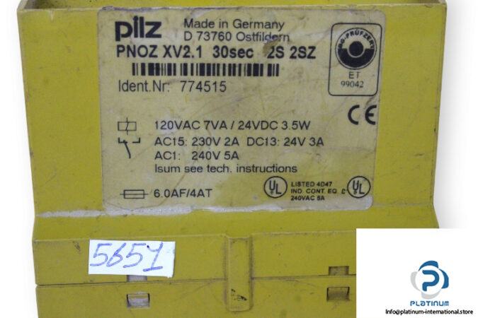 pilz-PNOZ-XV2.1-30SEC-2S-2SZ-safety-relay-(used)-2