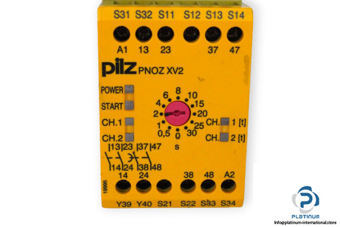 pilz-PNOZ-XV2-30_24VDC-2N_O-2N_O-T-safety-relay-(used)-1