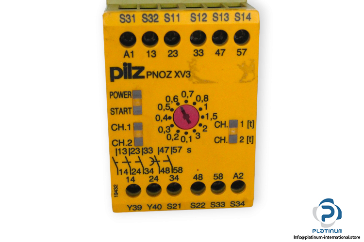 pilz-PNOZ-XV3-3_24VDC-3N_0-2N_0-T-safety-relay-(Used)-1