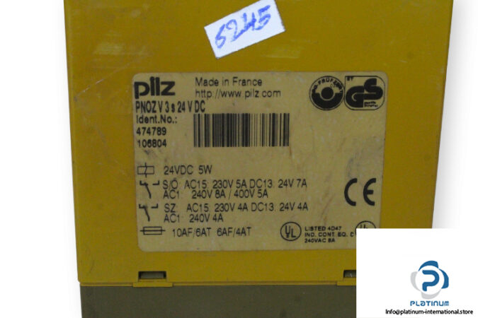 pilz-PNOZV-3S-24V-DC-safety-relay-(used)-2