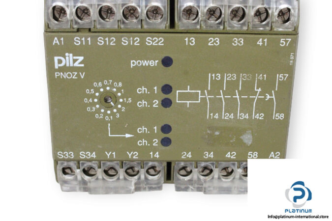 pilz-PNOZV-3S-24VDC-3S-1O-1SZ-safety-relay-(used)-1