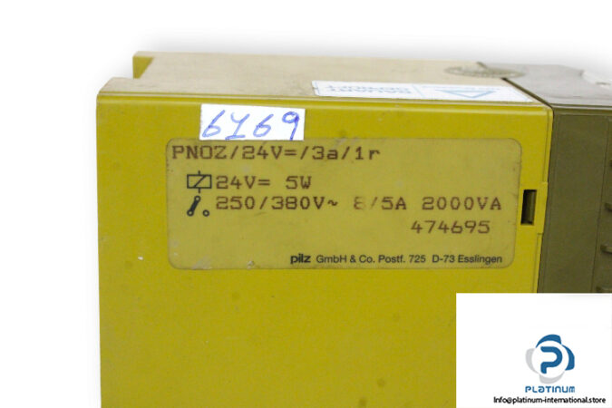 pilz-PNOZ_24V_3A_1R-safety-relay-(used)-2