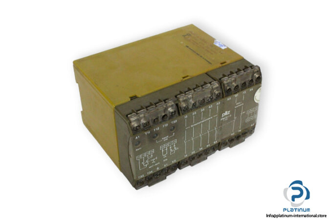 pilz-PNOZ_3-42VAC-5S-1O-1W-safety-relay-(used)