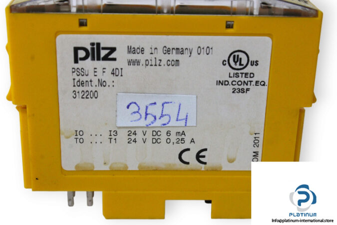 pilz-PSSU-E-F-4DI-electronic-module-(used)-2