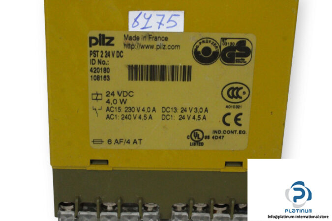 pilz-PST-2-24V-DC-safety-relay-(used)-2