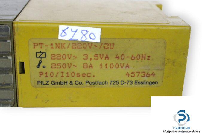 pilz-PT-1NK_220VAC_2U-timer-(Used)-2
