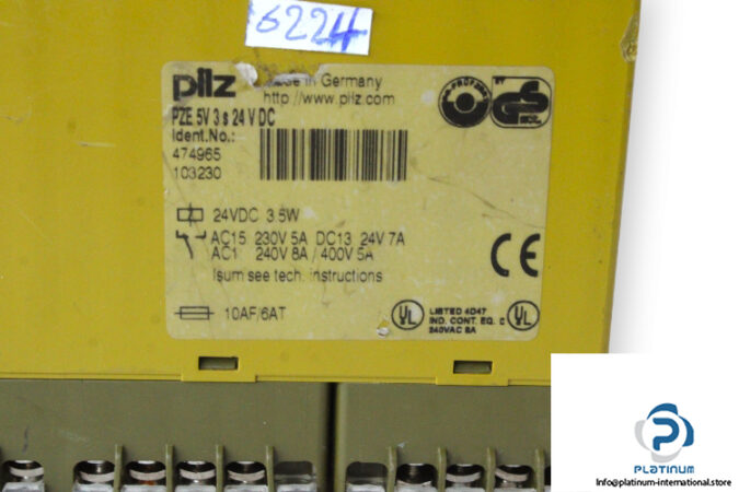 pilz-PZE-5V-3-S-24V-DC-safety-relay-(used)-2