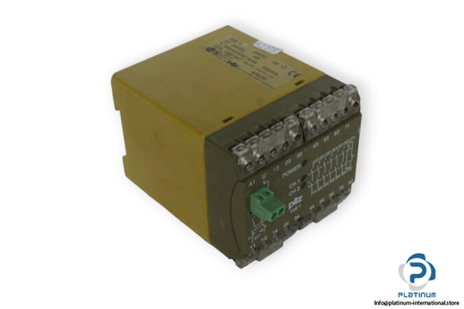 pilz-PZE-7-24VDC-6S-O-safety-relay-(used)