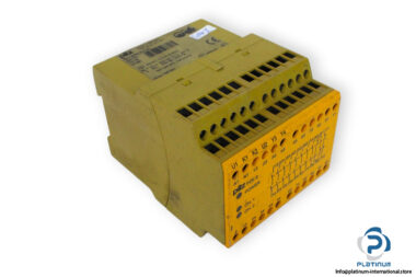 pilz-PZE-9-230VAC-8N_O-1N_C-safety-relay-(used)