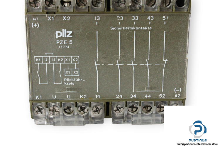 pilz-PZE_5-24VDC-4S-10-safety-relay-(Used)-1