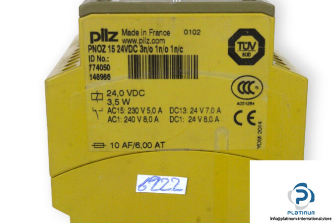 pilz-PZOZ-15-24VDC-3N_O-1N_C-safety-relay-(used)-2