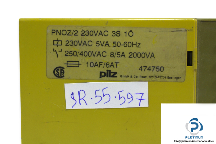 pilz-pnoz_2-230vac-3s-1o-safety-relay-1