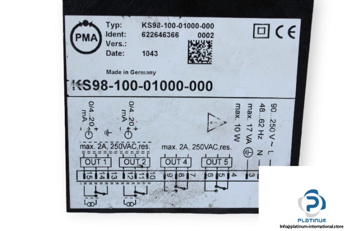 pma-KS98-100-01000-000-multifunction-unit-operating-(Used)-5