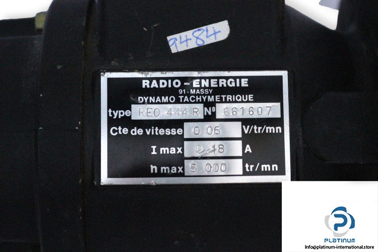 radio-energie-RE0.444R-direct-current-tachometer-generator-(used)-1