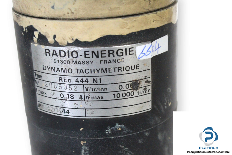 radio-energie-REO-444-N1-tachometer-generator-(used)-1