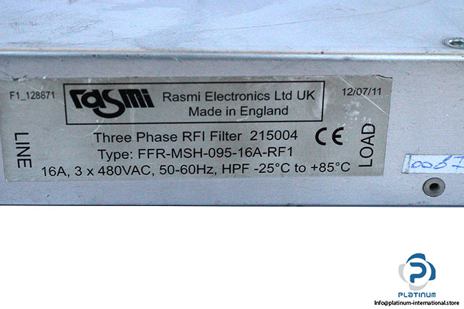 rasmi-FFR-MSH-095-16A-RF1-rfi-filter-(used)-1