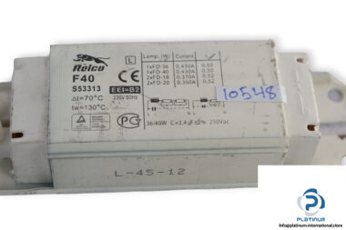 relco-F40-S53313-conventional-built-in-ballast-(used)-1