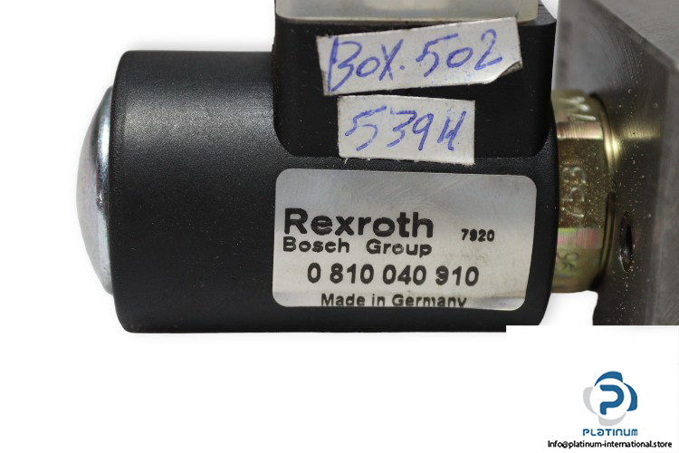 rexroth-0-810-040-910-cartridge-type-poppet-valve-with-hydraulic-block-used-2